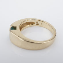 James Avery Meridian Birthstone Ring Lab Emerald 14k Gold Size 6 Retired RG4045