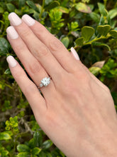 1940s 14k Platinum Natural Diamond Engagement Ring 1.75ct Sz 6.75 OEC RG4527