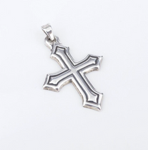 James Avery Passion Cross Pendant Charm Sterling Silver 1 1/16" Engraved PS2152