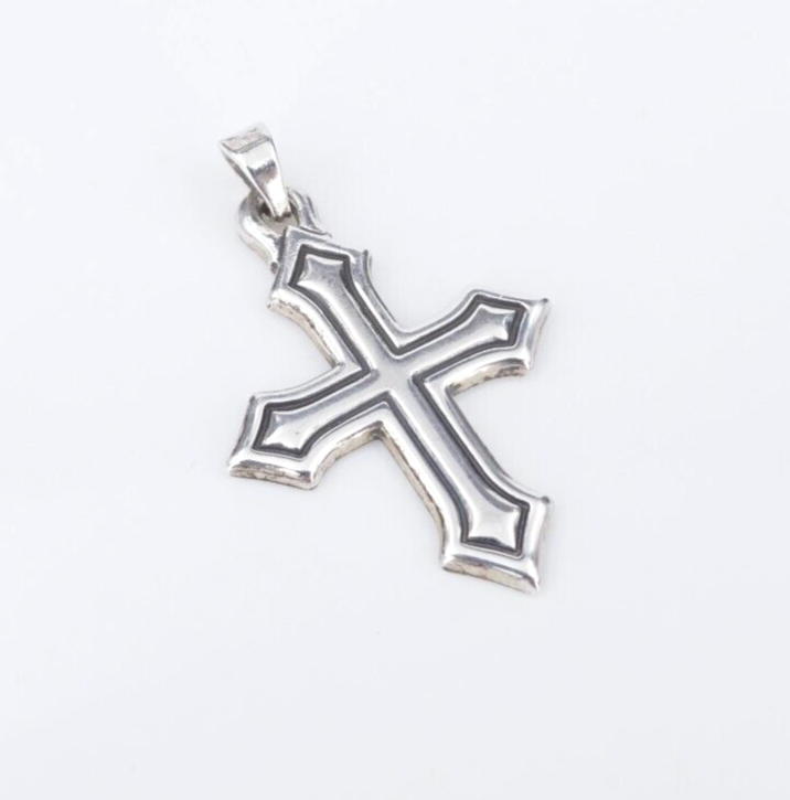 James Avery Passion Cross Pendant Charm Sterling Silver 1 1/16