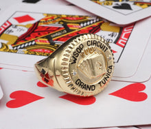 2006 Poker Championship Ring Sz-10.75 14k Gold WSOP Grand Tunica Lucky RG4386