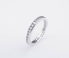 Diamond Eternity Band Ring 14k White Gold 3/4 ctw Size 6 Natural RG2252