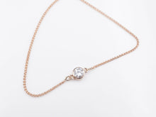 New 14k Rose Gold 0.25 carat Diamond Bolo Bracelet Adjustable 6-8" BG431