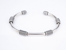 Vintage James Avery Kalahari Cuff Bracelet Sterling Silver Retired 7.75" BS2939