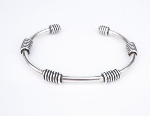 Vintage James Avery Kalahari Cuff Bracelet Sterling Silver Retired 7.75