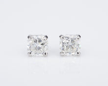 Tiffany Platinum Lucida Diamond Stud Earrings 2.19 carat VVS with Box EG2405