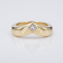 Cartier 18k Diamond Ring Chevron Band Triandre 1992 Sz 5.5 Euro 51 France RG4251