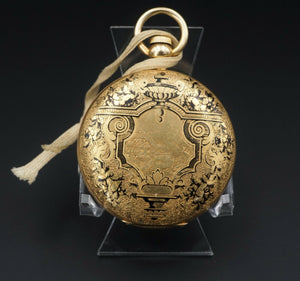 Solid 18k Gold Enamel John Stuart Case Ladies Elgin Pocket Watch 1871 W545