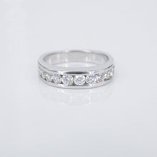 14k White Gold 3.8 ctw Diamond Engagement Ring Bridal Set Sz 6 Euro Shank RG3606