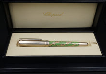 Chopard Sterling 18k Pink Coral Green Enamel Fountain Pen Limited Edition M1674