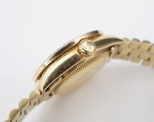 Ladies Rolex 18k Gold Diamond Bezel Bracelet Watch 69178 26mm W1149